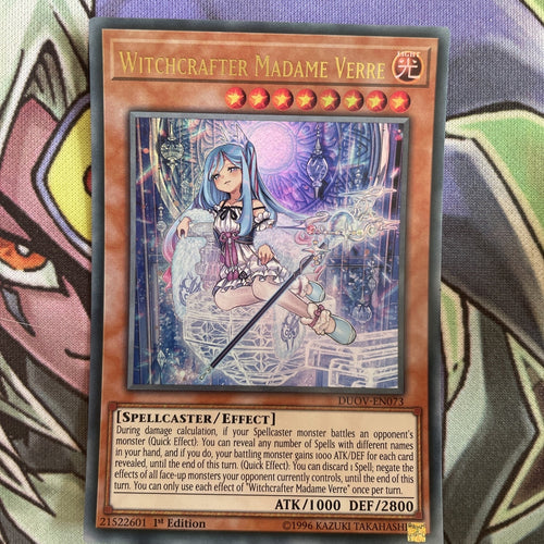DUOV-EN073 Witchcrafter Madame Verre Ultra ANUBIS SHIFT 1st Edition NM Yugioh