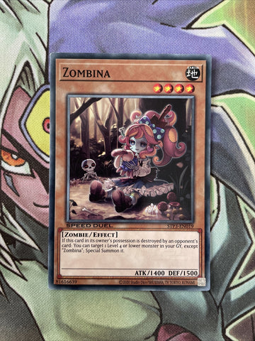 STP3-EN019 Zombina Common Speed Duel NM Yugioh Card