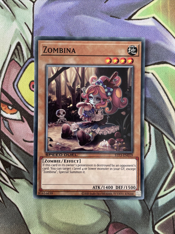 STP3-EN019 Zombina Common Speed Duel NM Yugioh Card