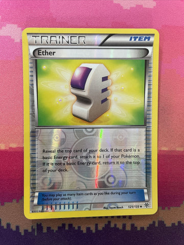 Pokemon Card Ether Plasma Storm Reverse Holo 121/135 Near Mint
