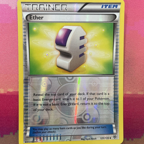 Pokemon Card Ether Plasma Storm Reverse Holo 121/135 Near Mint