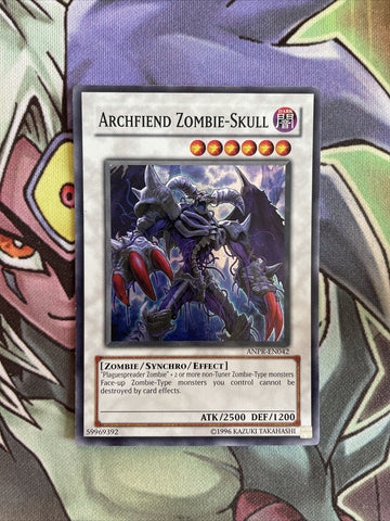 ANPR-EN042 Archfiend Zombie-Skull Super Rare Unl Edition Near Mint Yugioh Card