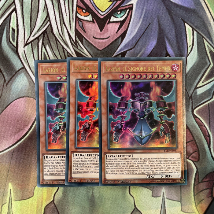 BLLR-EN031 x3 Lazion, the Timelord Foreign Ultra Excellent Condition Yugioh