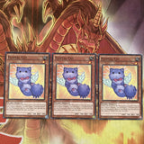 NECH-EN019 x3 Fluffal Cat Common Yugioh Card mixed Edition NM