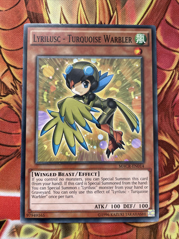 MACR-EN014 Lyrilusc - Turquoise Warbler unl Edition Near Mint/EXC YuGiOh