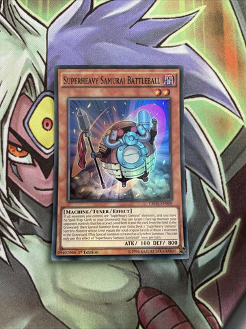 CROS-EN008 Superheavy Samurai Battleball Super Rare 1st Edition NM Yugioh Card