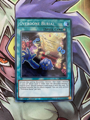 CIBR-EN063 Overdone Burial Secret Rare Varying Editions NM Yugioh Card