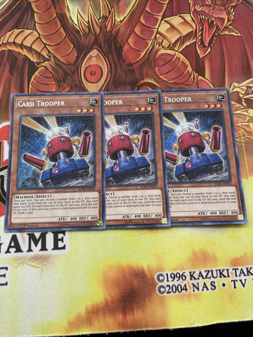 BLRR-EN053 x3 CARD TROOPER YUGIOH CARDS