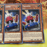 BLRR-EN053 x3 CARD TROOPER YUGIOH CARDS