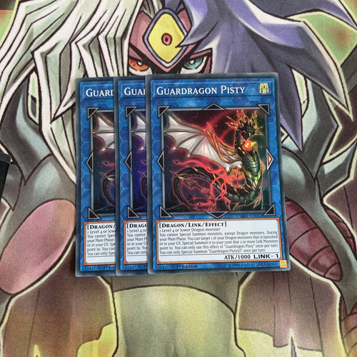 SAST-EN052 x3 Guardragon Pisty Super Rare Excellent Conditon Yugioh