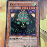MRD-E026 Kazejin - Super Rare - UNL Edition - Yugioh print line NM/EXC