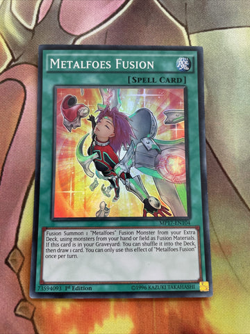 MP17-EN104 Metalfoes Fusion Super Rare 1st Edition Mint YuGiOh Card