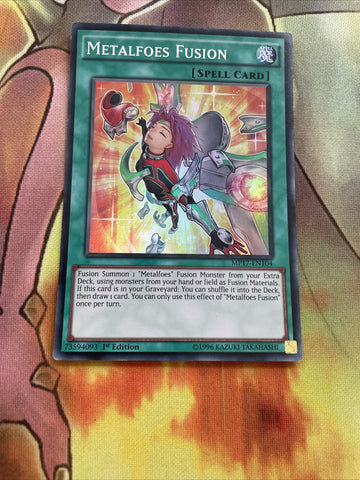 MP17-EN104 Metalfoes Fusion Super Rare 1st Edition Mint YuGiOh Card (back)