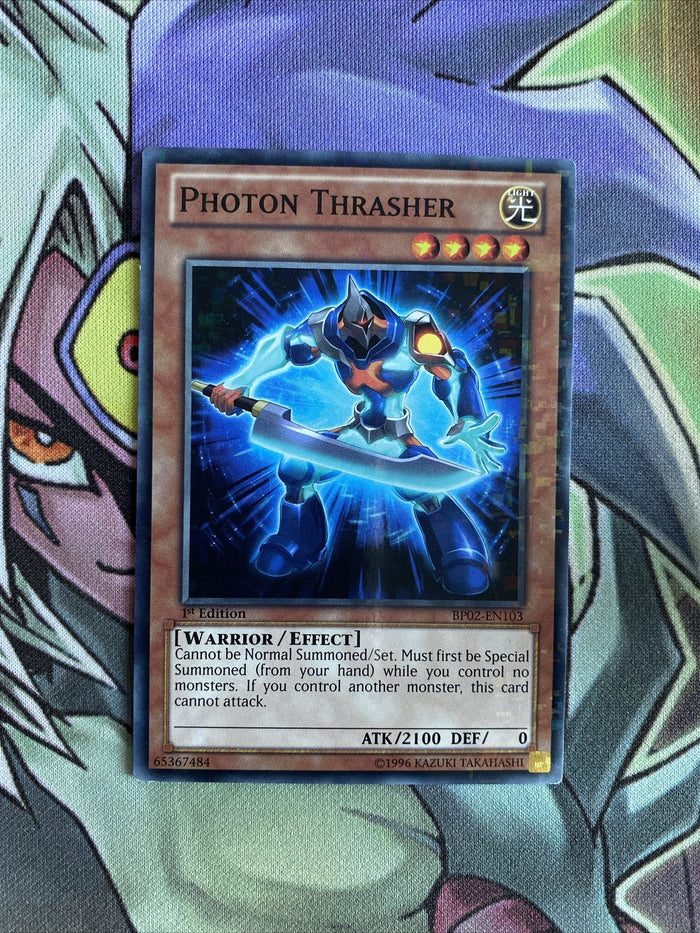 BP02-EN103 Photon Thrasher Mosaic Rare 1st Edition NM Yugioh Card