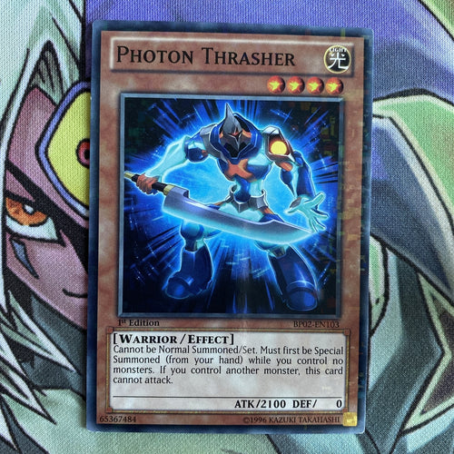 BP02-EN103 Photon Thrasher Mosaic Rare 1st Edition NM Yugioh Card