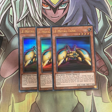LCKC-EN007 x3 Z-Metal Tank Ultra Rare Excellent Condition Yugioh
