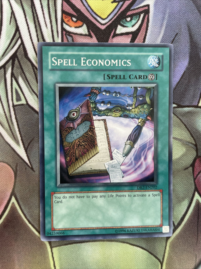 DR2-EN202 Spell Economics Rare Unl Edition NM Yugioh Card