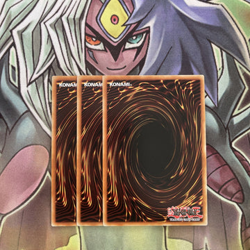 MVP1-ENGV1 x3 Duza the Meteor Cubic Vessel Gold Rare Excellent Conditon Yugioh (back)