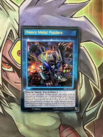 SBSC-ENS01 Heavy Metal Raiders Ultra Rare 1st Edition NM Yugioh Card