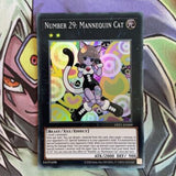 OP21-EN009 Number 29: Mannequin Cat Super Rare Unlimited Edition NM Yugioh Card