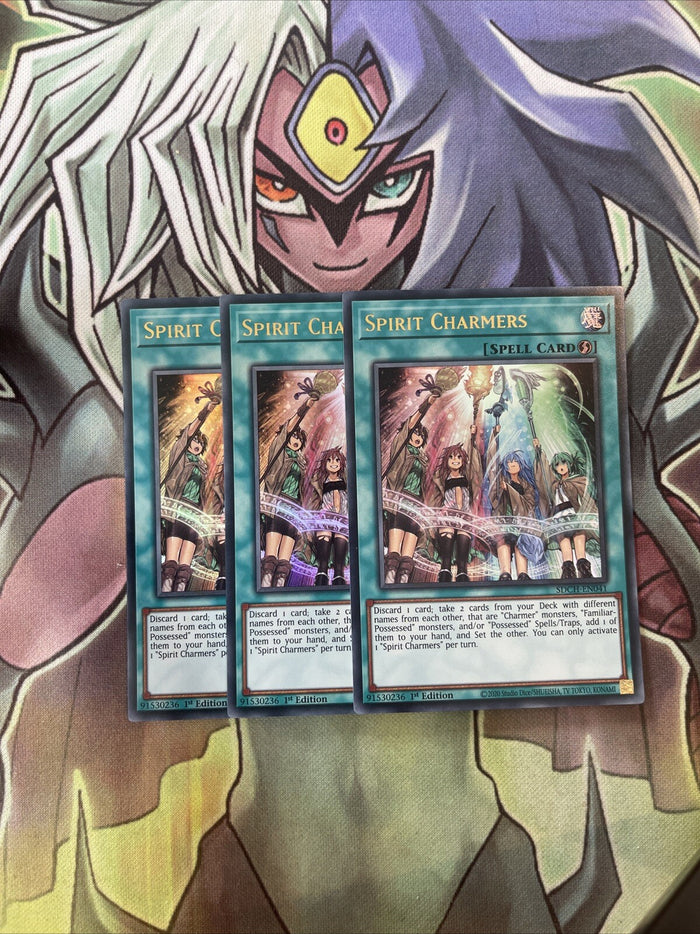 SDCH-EN041 x3 Spirit Charmers Ultra Rare Excellent Condition Yugioh