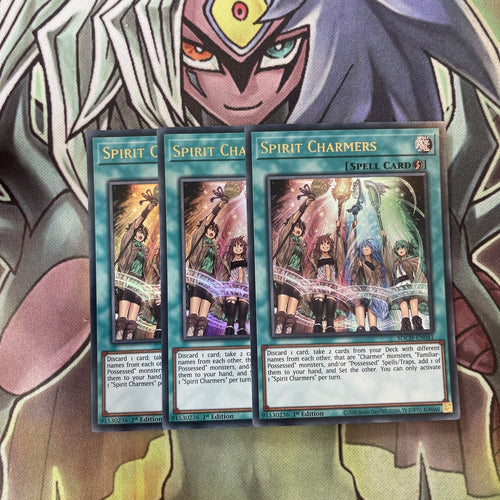 SDCH-EN041 x3 Spirit Charmers Ultra Rare Excellent Condition Yugioh