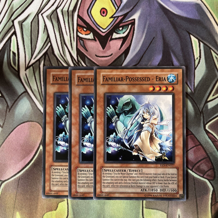 EEN-EN027 x3 Familiar-Possessed - Eria Common Excellent Condition Yugioh