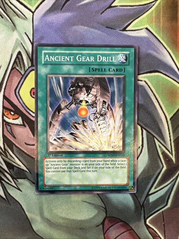 SD10-EN022 Ancient Gear Drill Common 1st Edition NM Yugioh Card