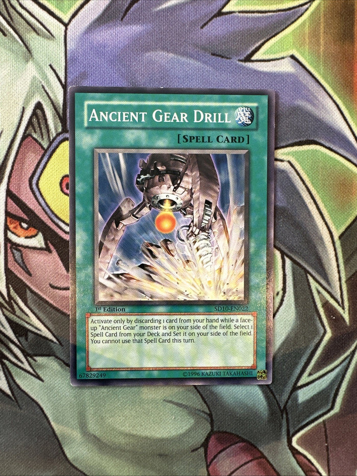 SD10-EN022 Ancient Gear Drill Common 1st Edition NM Yugioh Card
