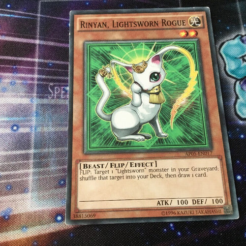 AP05-EN017 Yu-Gi-Oh Rinyan, Lightsworn Rogue (EX) YuGiOh