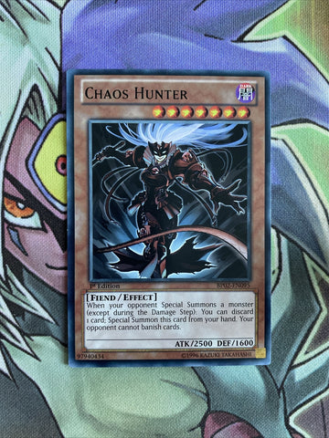BP02-EN095 Chaos Hunter Black Rare 1st Edition NM Yugioh Card