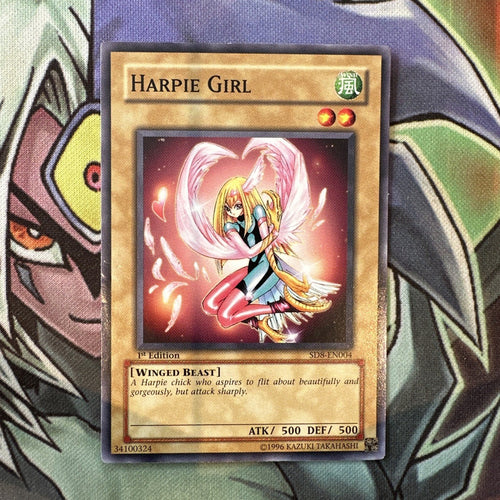 SD8-EN004 Harpie Girl Common 1st Edition NM Yugioh Card