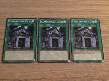 STOR-EN052 3x Karakuri Cash Cache Common Yugioh Card 1st Edition NM