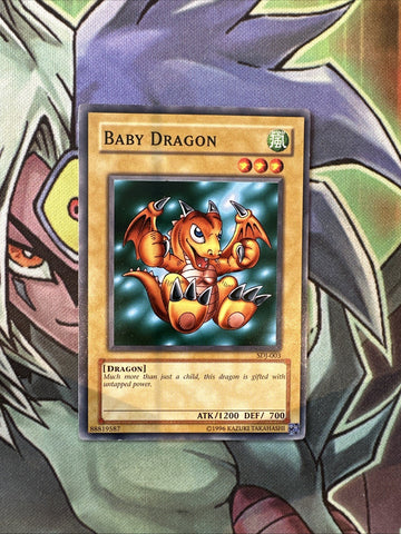 SDJ-003 Baby Dragon Common Unlimited Edition NM Yugioh Card