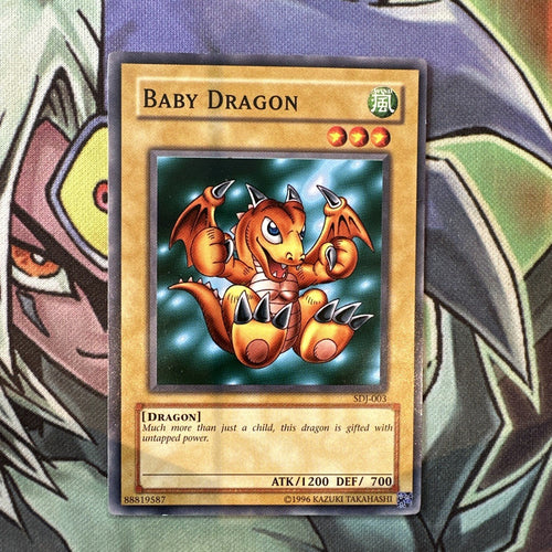 SDJ-003 Baby Dragon Common Unlimited Edition NM Yugioh Card