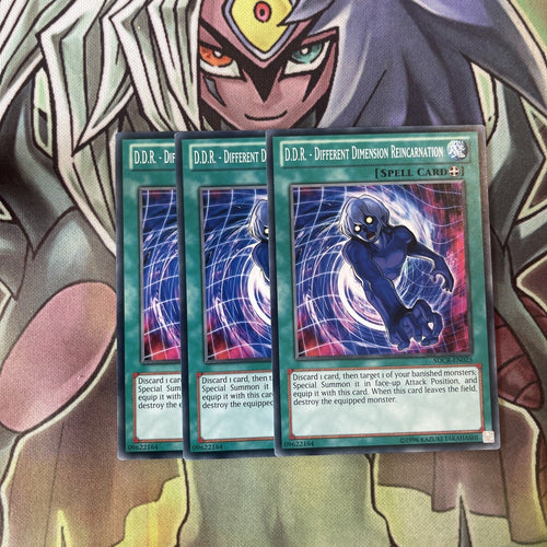 SDCR-EN025 x3 D.D.R. - Different Dimension Reincarnation Common Exc Yugioh