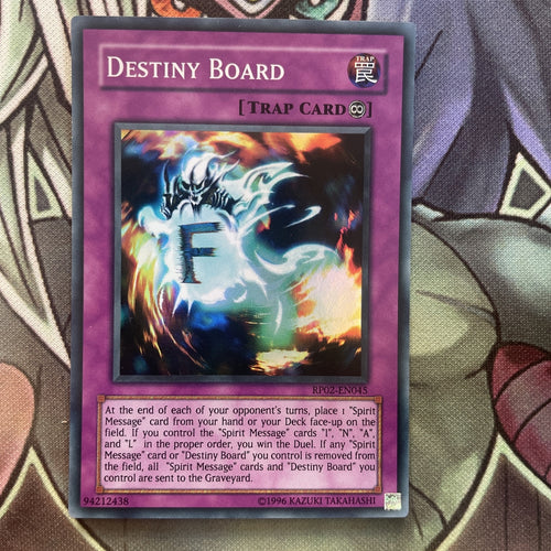 RP02-EN045 Destiny Board Super Rare Unl Edition Near Mint Yugioh