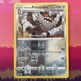Pokemon Card Perrserker Crown Zenith Reverse Holo Rare 085/159 NM