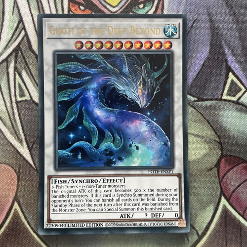POTE-ENSP1 Ghoti Of The Deep Beyond Ultra Rare LIMITED Edition Near Mint Yugioh