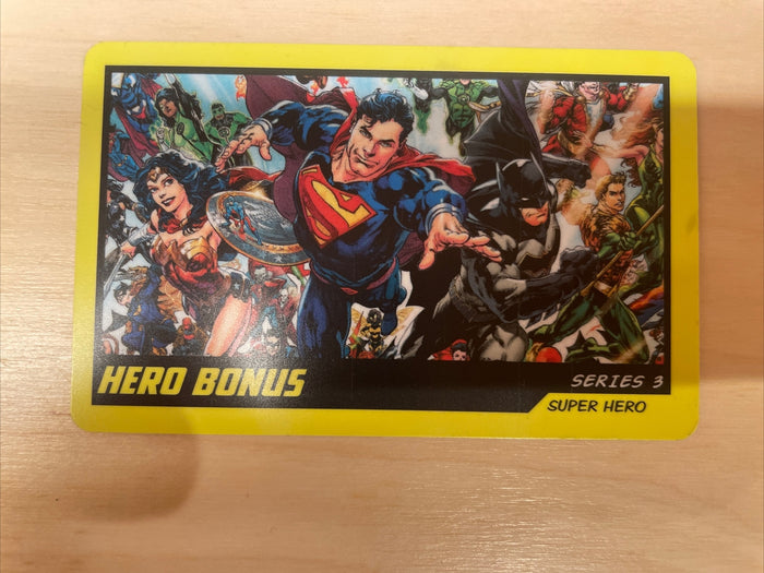 DC Comics Coin Pusher Cards Series 3 Hero Bonus