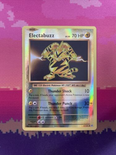Pokemon Card Electabuzz Evolutions Reverse Holo 41/108 Near Mint