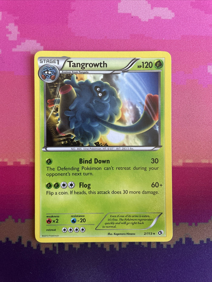 Pokemon Card Tangrowth Legendary Treasures Rare 2/113 NM