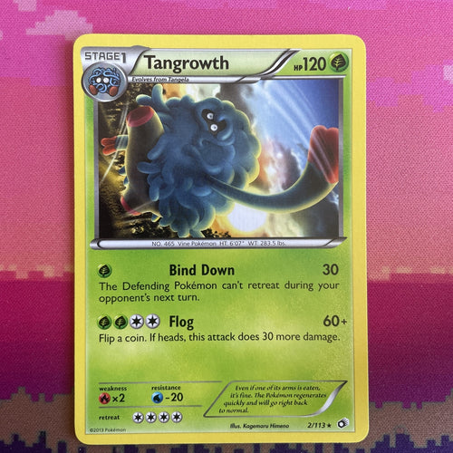 Pokemon Card Tangrowth Legendary Treasures Rare 2/113 NM