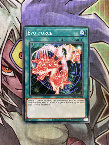 OP22-EN024 Evo-Force Common Unlimited Edition NM Yugioh Card
