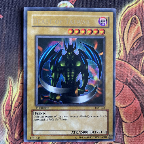 PSV-103 Beast Of Talwar Ultra Rare 1st Edition NM/VLP Yugioh Card