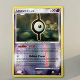 Pokemon Card Unown Mysterious Treasures Reverse Holo Rare 37/123 Light Play