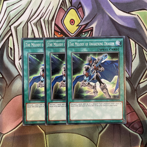 OP02-EN024 The Melody Of Awakening Dragon Common x3 Excellent Condition Yugioh