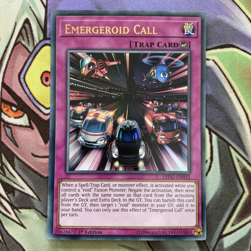 LEDU-EN032 Emergenroid Call Ultra Rare 1st Edition NM Yugioh