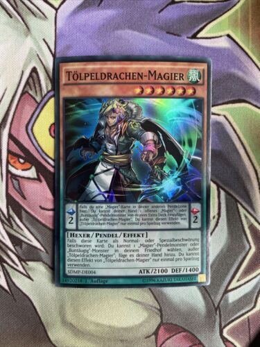 SDMP-EN004 Oafdragon Magician Super Rare GERMAN 1st Edition NM Yugioh Card