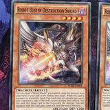 BOSH-EN022 x3 Robot Buster Destruction Sword Common 1st Edition Mint Yugioh!